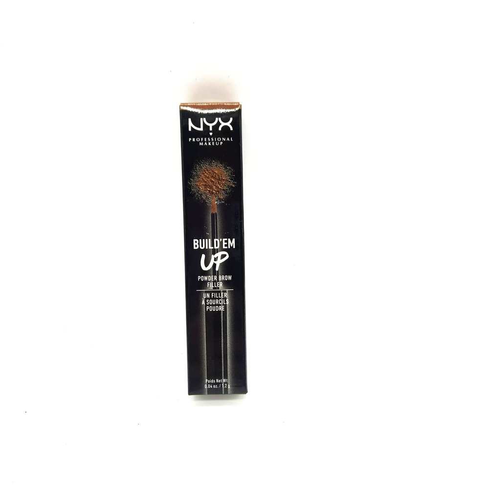 NYX Cosmetics‎ Build'em Up Powder Brow Filler Auburn Brun Rouge Full Size BUBP05